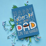 Beautiful Father's Day Personalised Greeting Card