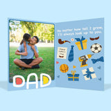 Beautiful Father's Day Personalised Greeting Card