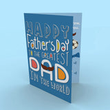 Beautiful Father's Day Personalised Greeting Card