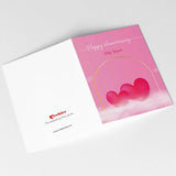 My Love Anniversary Personalised Card with Chocolate