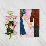 Forever Love Valentines Personalised Card