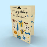Special Father's Day Personalised Greeting Card