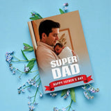 Lovely Father's Day Personalised Greeting Card with Chocolate Bar