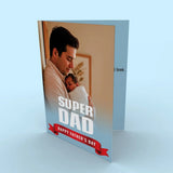 Lovely Father's Day Personalised Greeting Card with Chocolate Bar