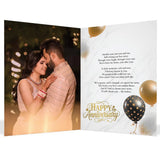 Loving Anniversary Personalised Card with Chocolate Bar