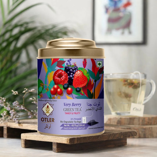 OTLER Very Berry Green Tea - 25 Tea Bags