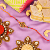 Designer Colorful Rakhi and Kaju Katli