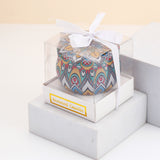 Scented White Multicoloured Candle Pot