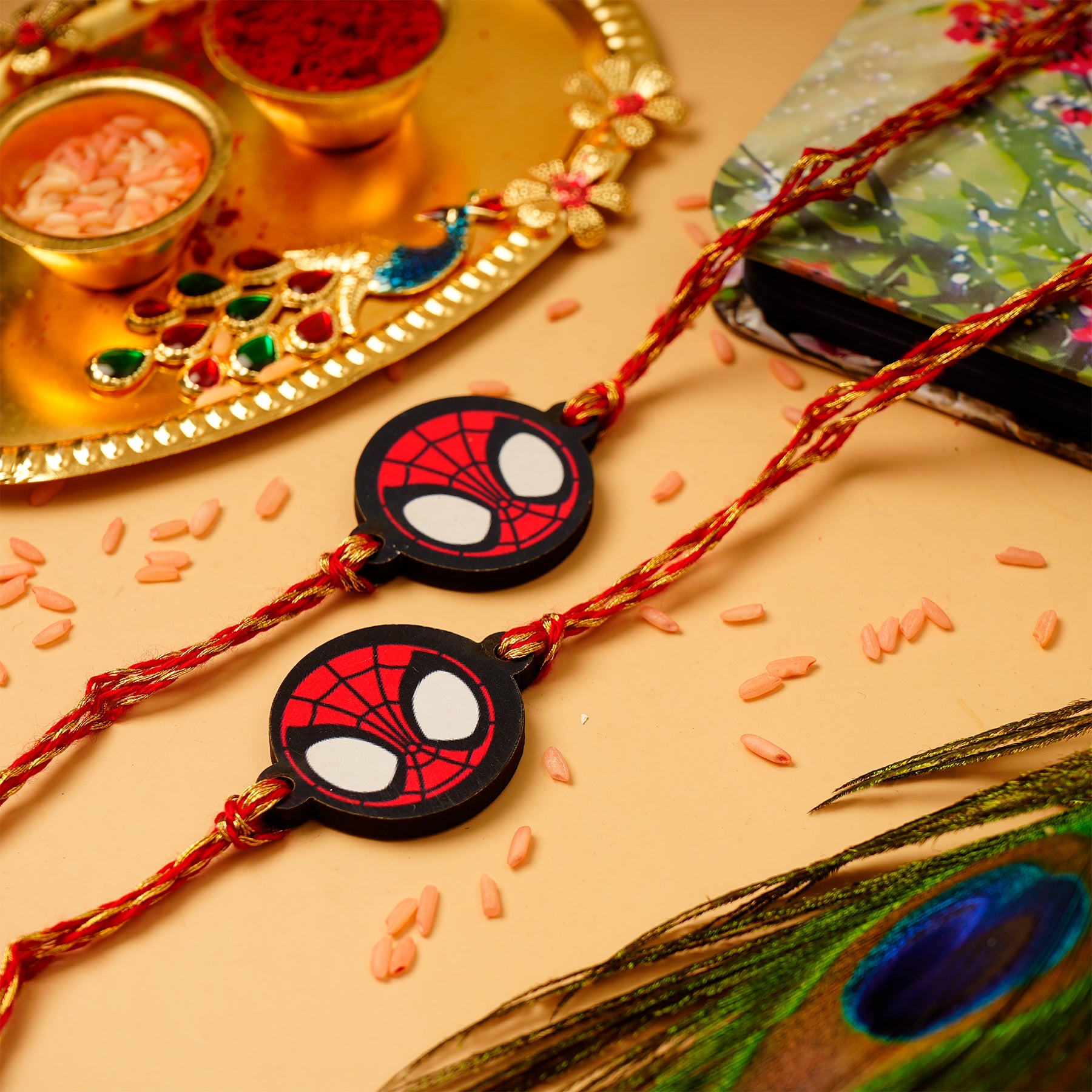Amazing Spiderman Kids Rakhi Pack of 2