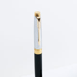 Aster Contemporary Black and Chrome Roller Ball Pen