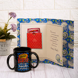 For My Brother Greeting Card With Three Handle Mug