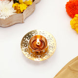 Golden Akhand Jyoti Diya