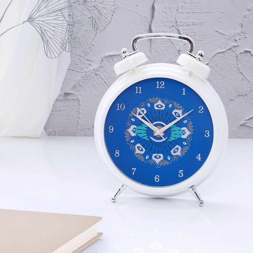 Majestic Evil Eye Table Clock