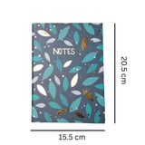 Green leaf aesthetic notebook