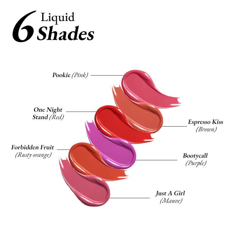 Elitty Rusty Orange Liquid Matte Lipstick | Transferproof, Smudgeproof & Lightweight | Forbidden Fruit - 4 ML