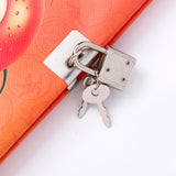 Apple Theme Googli Eyes Lock Notebook