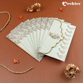 Archies Aesthetic Green Shagun Envelopes for Occasions Pack of 10
