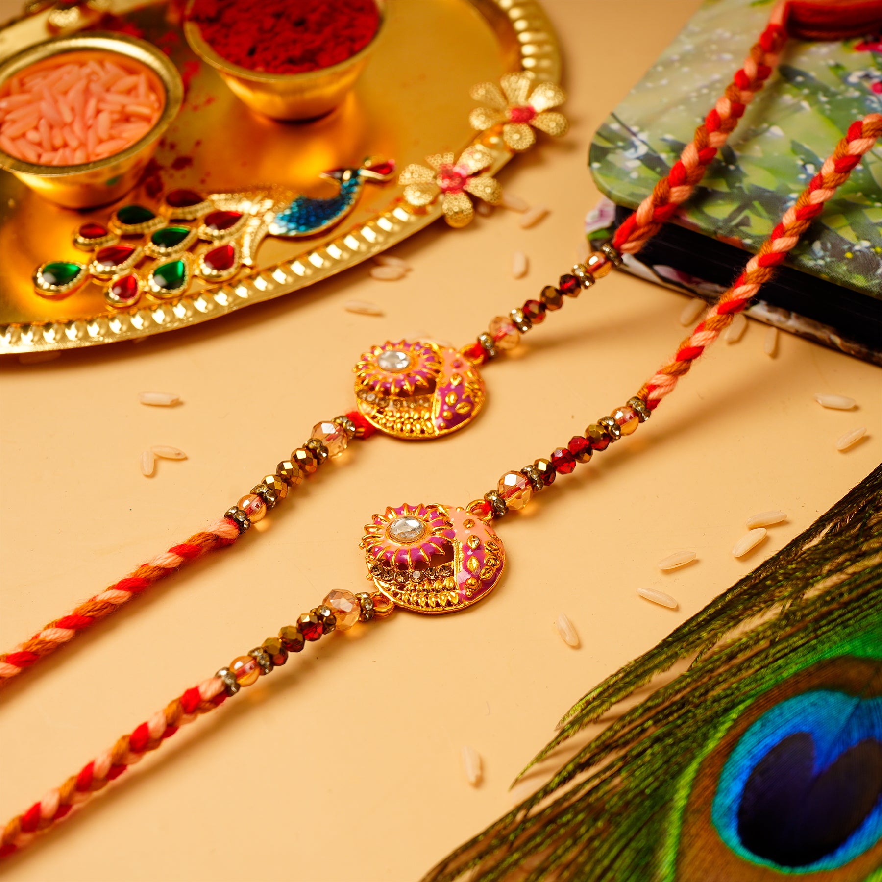 Designer Rakhi Pack of 2