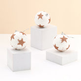 Glittery Christmas White Balls