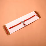 Rudraksh OM Premium Silver Rakhi