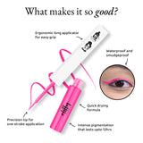 Elitty Deep Pink Matte Pop Coloured Eyeliner - Forgotten Kiss (4ml)