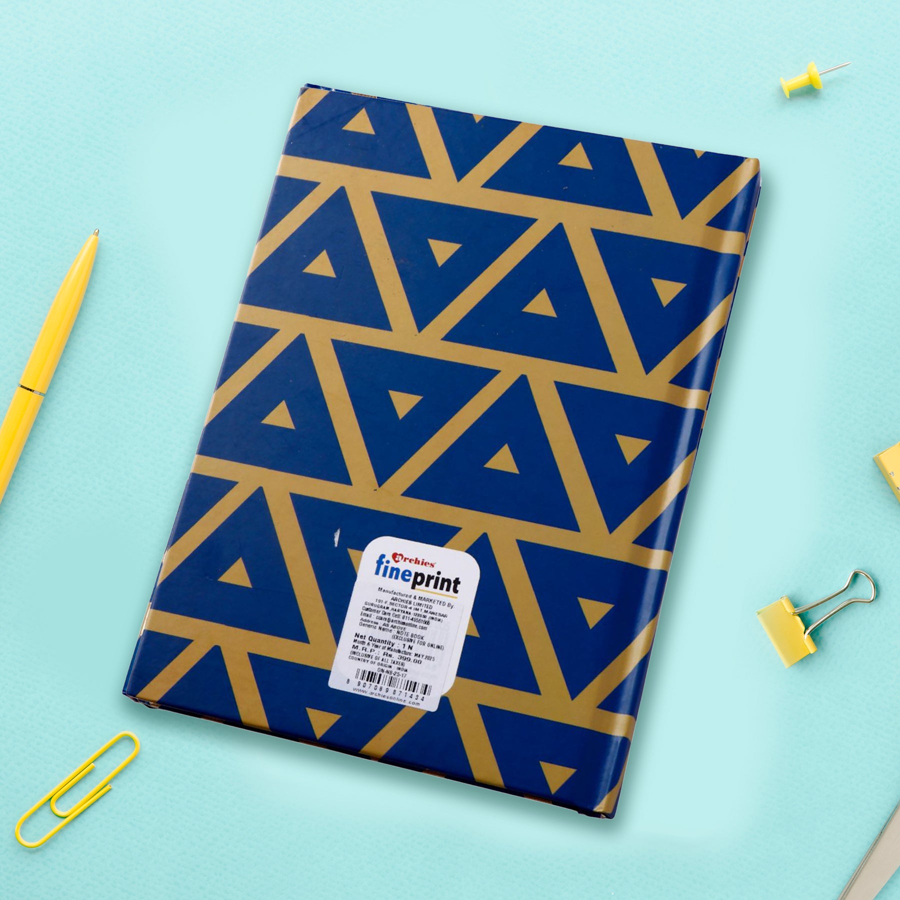 Abstract Printed Notebook