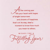 Pack of 6 Special New Year Greeting Card with Envelope