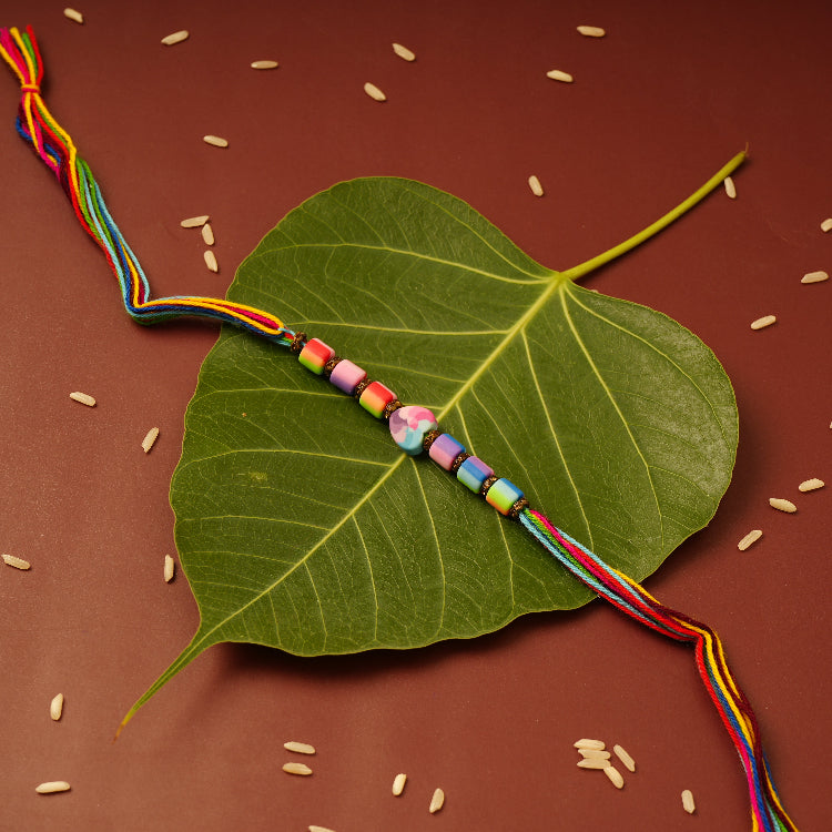 Colourful Beads Rakhi