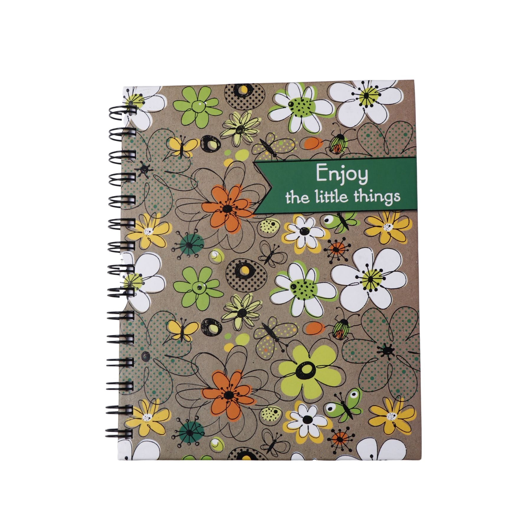 Enjoy Little Things Quoted Spiral Notebook