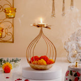 Lotus Tealight Diya Bowl Stand