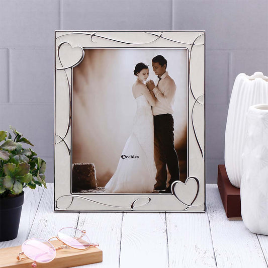 Blooming Love Silver Plated Photo Frame