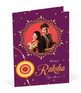 Wonderful Rakhi Personalised Greeting Card
