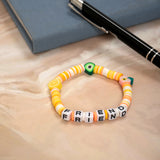 Yellow Loop Fruit Bead Friendship Bracelet