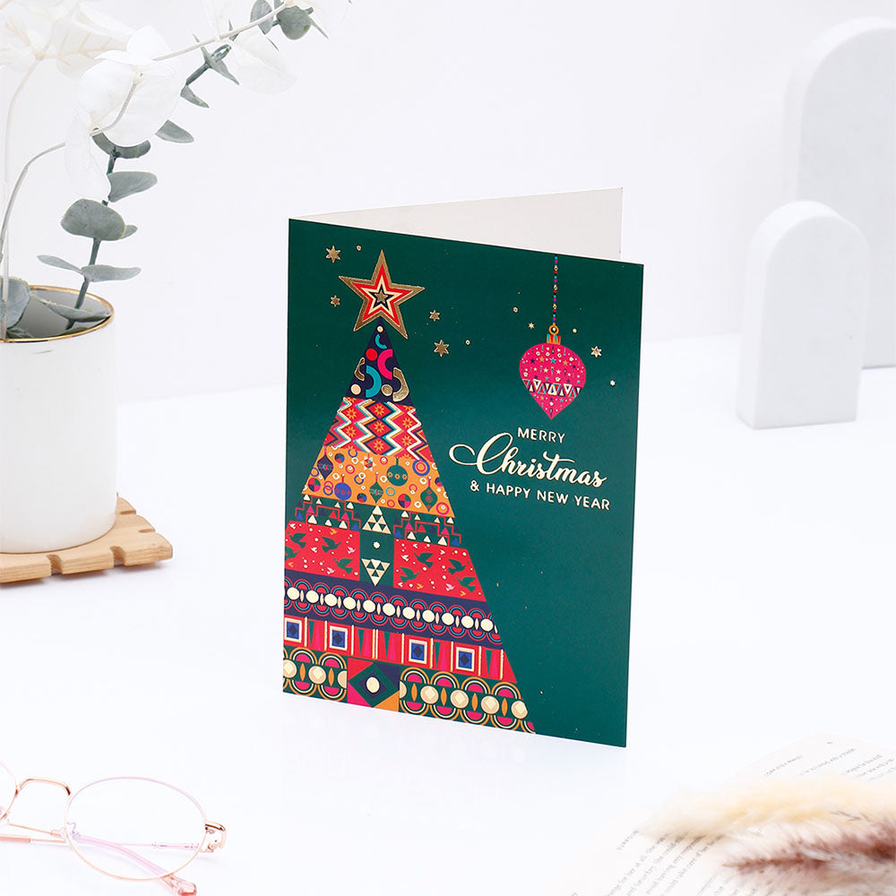 Chirstmas Tree Seasons Greeting Card