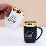 Best Mom and Best Dad Quoted Couple Mugs