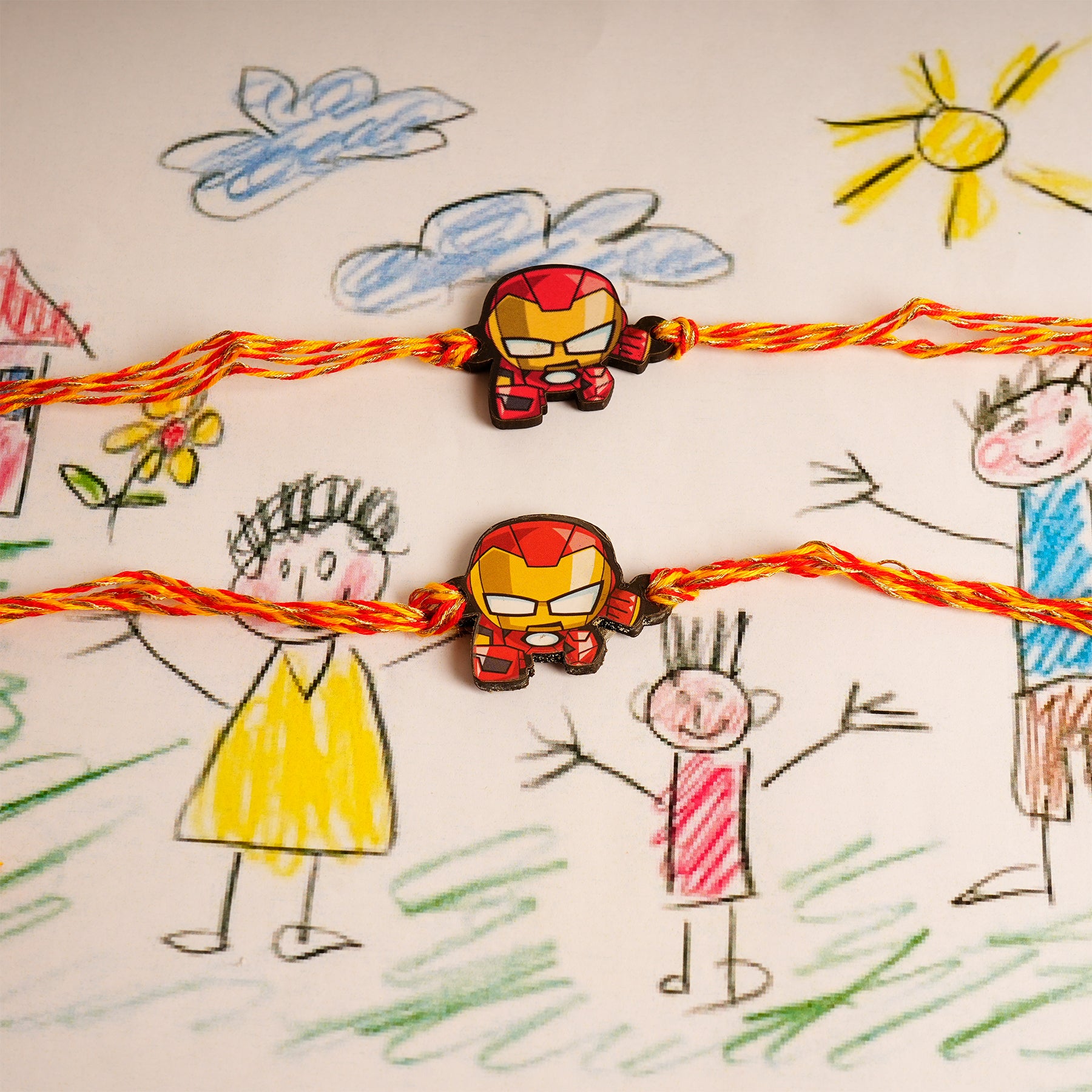 Avengers Iron Man Kids Rakhi Pack of 2