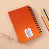 Clock Theme Googli Eyes Spiral Notebook