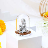 Shree Omkaar Hanuman Idol - Silver