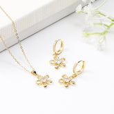 Blossom Blooms Pendant Earing Set with Gift Box