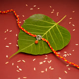 Rudraksh OM Premium Silver Rakhi