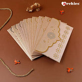Archies Aesthetic Pastel Peach Shagun Envelopes for Occasions Pack of 10