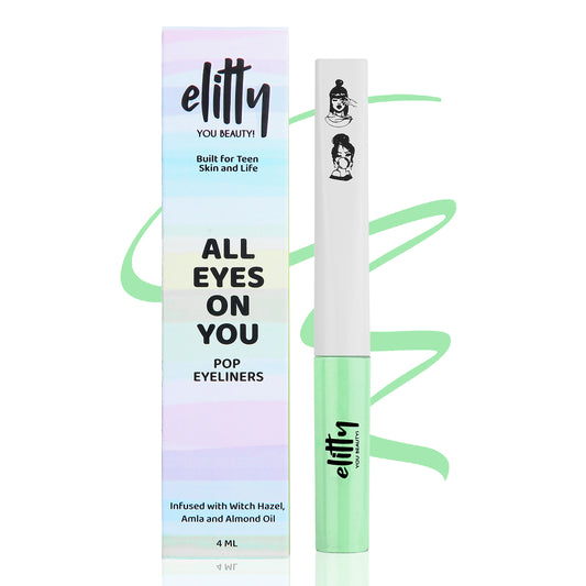 Elitty Mint Green Matte Pop Coloured Eyeliner - Mint To Be (4ml)
