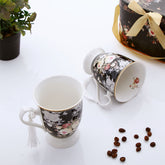 Black European Classic Vintage Couple Mug