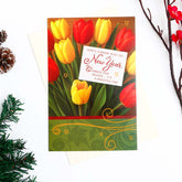 Warm Wishes New Year Greeting Card with Envelope