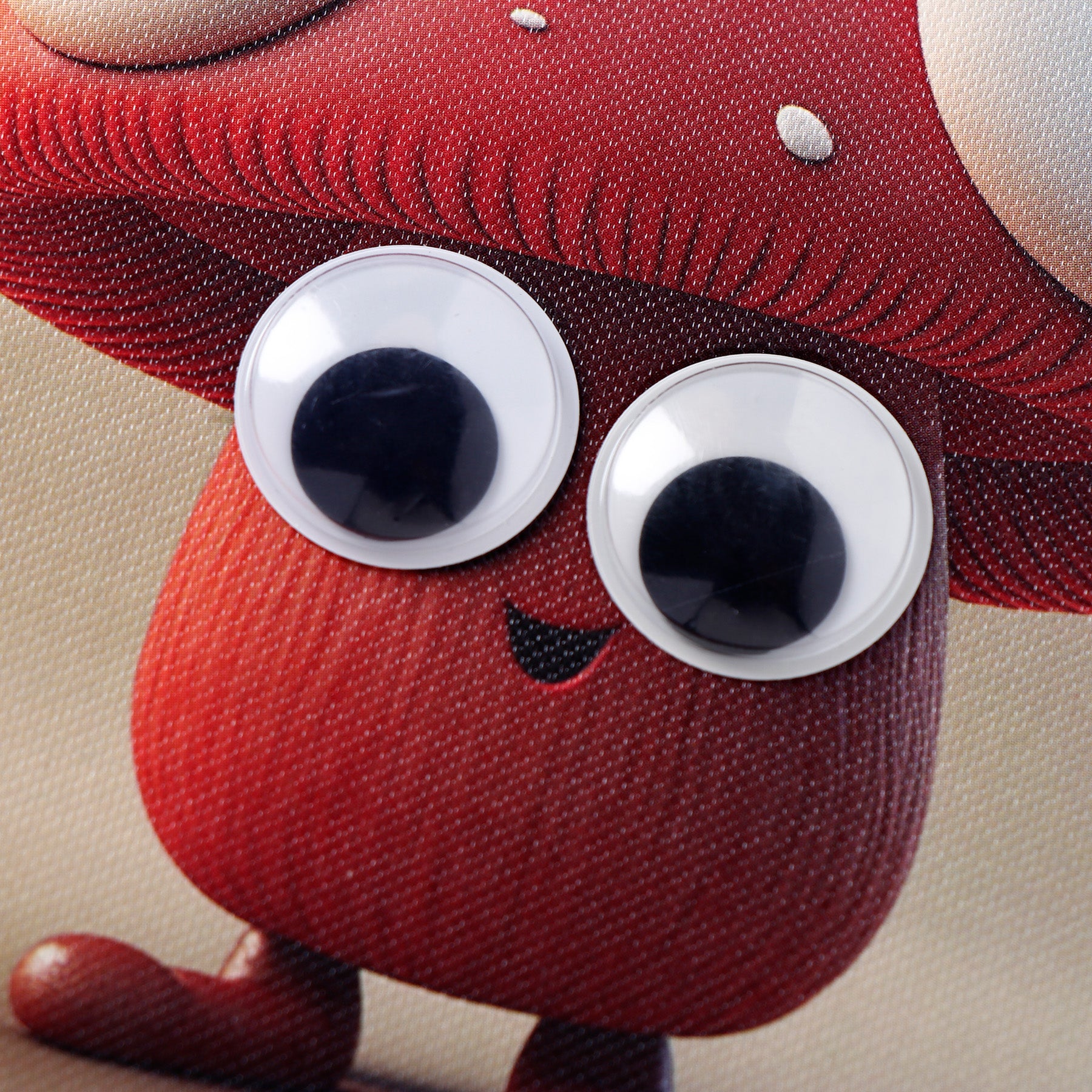 Mushroom Theme Googli Eyes Spiral Notebook