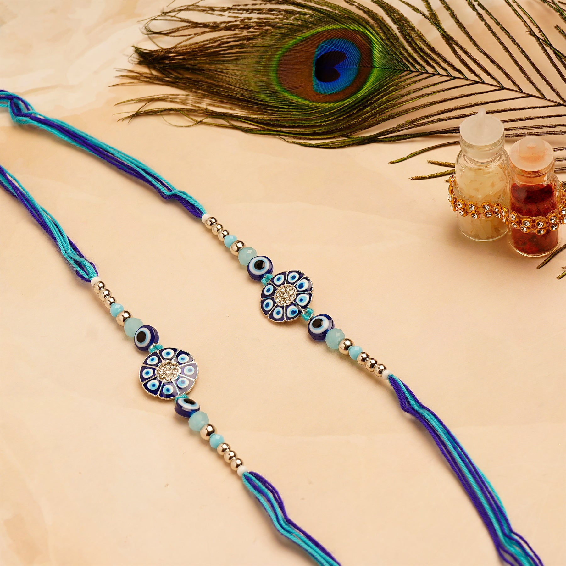 Sacred Evil Eye Premium Rakhi Pack of 2