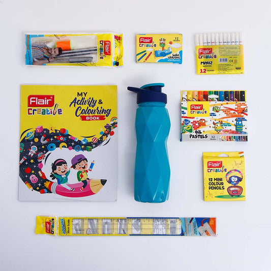 Flair Sip Zip Creative Kit with Blue Sipper