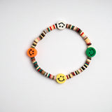 Colour Loop Smiley Bead Friendship Bracelet