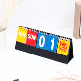 Vibrant Quoted Desk Top Perpetual Calendar 2026