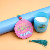 Best Brother In the World Wind Chime with Scented Candle